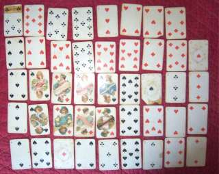 Deck of Antique Dutch Playing Cards with Queen Wilhelmina on Front 