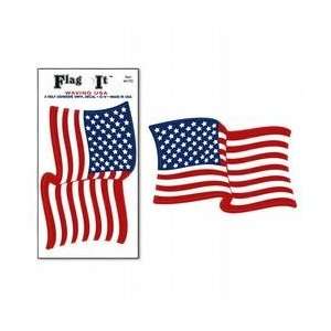 Left Hand Waving American Flag Decal 