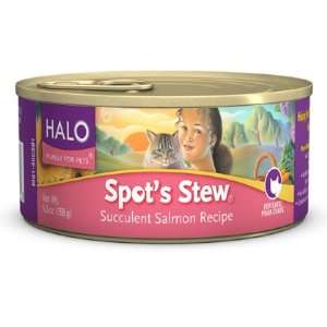  Spots Stew Cats Cans Succulent Salmon 12/5.5oz Pet 