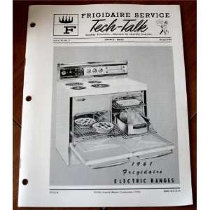  1961 Frigidaire Electric Ranges (Frigidaire Service Tech Talk 