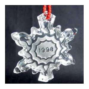  Waterford Crystal 1998 Snowflake Ornament