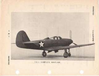 1941 AAF BELL P 39D AIRACOBRA PILOTS FLIGHT MANUAL  