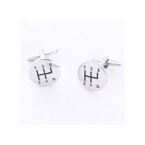 Wedding Favors Dashing Stick Shift Cufflinks with Personalized Case