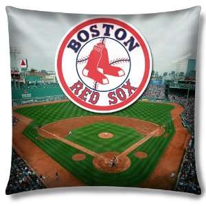  Boston Red Sox MLB Photo Real Toss Pillow (18x18): Sports 