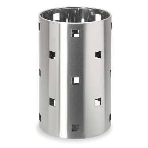  Blomus stainless steel wastepaper bin with square cut outs 