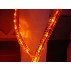  Lights; 3Wires Orange Chasing LED Rope Light Kit; Christmas Lighting 