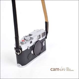 Calfskin leather black strap Leica M M9/M8/X1 Cam in  