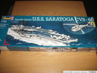 Revell   Aircraft Carrier U.S.S.Saratoga CVS   60   Bausatz 1:720 