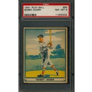    1941 Play Ball 64 Bobby Doerr PSA NM MT 8 Sports Collectibles