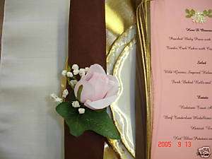 NEW LOT OF 50 WEDDING BANQUET NAPKINS CHOCOLATE BROWN  
