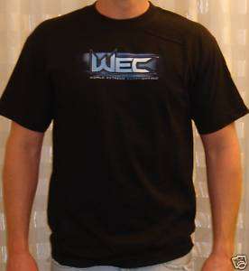 WEC UFC MMA black t shirt urijah faber vintage L mixed  