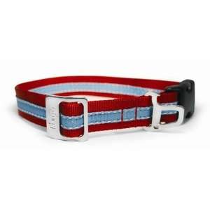  Wander Dog Collar in Red / Blue Size: Large (18 29): Pet 