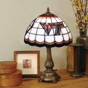  Virginia Tech University Stained Glass Table Lamp: Home 
