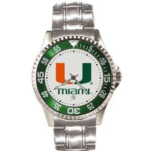 Miami Hurricanes  (University of) Mens Competitor Stainless Steel 