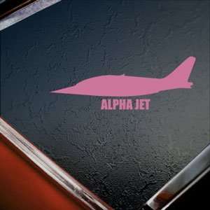  ALPHA JET Pink Decal Military Soldier Truck Window Pink 