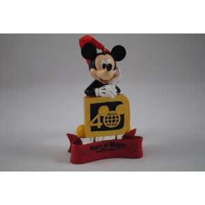  Disney World 40th Anniversary Logo Mickey Ornament