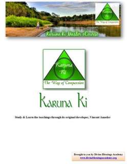 Karuna Ki Master Course Accredited   Learn online  