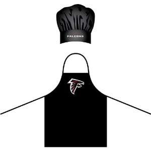  BSS   Atlanta Falcons NFL Barbeque Apron and Chefs Hat 