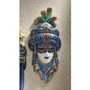   Marie Carnival Ornamental Venetian Mask Wall Décor: Home & Kitchen