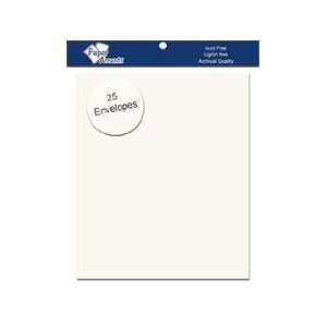  Paper Accents Envelope 4.25x 5.5 Parchment White 25pc Pet 