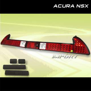 91 93 92 ACURA NSX ALL RED HIGH POWER LED TAIL LIGHTS  