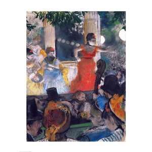 Cafe Concert at Les Ambassadeurs Finest LAMINATED Print Edgar Degas 