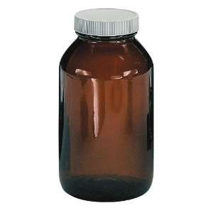 Precleaned Amber Wide Mouth Bottles, 250 mL  Industrial 