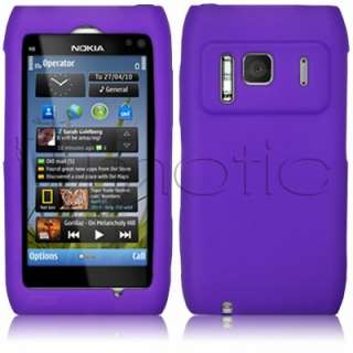 Funda de Silicona para Nokia N8 color LILA MORADO  