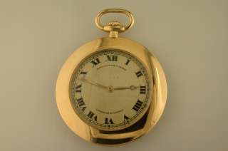 UNIQUE AND COLLECTABLE PATEK PHILIPPE POCKET WATCH 18K.YELLOW GOLD 