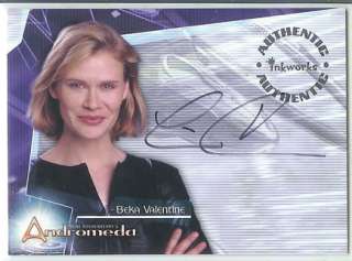 Andromeda Season 1 Autograph A2 Lisa Ryder Beka  