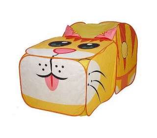 Playhut Twist & Fold CAT Animal Design Play Hut w/Carry Bag  