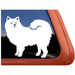  American Eskimo Dog Vinyl Window Decal: Automotive