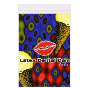 Latex dental dam, vanilla