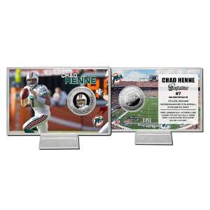  BSS   Chad Henne Silver Coin Card: Everything Else