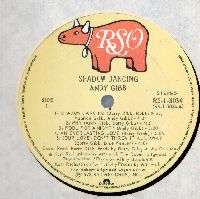 Andy Gibb: Shadow Dancing LP VG++/NM Canada RSO RS13034  