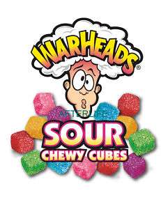 200 Warheads Sour Cubes candy bulk vending machines New  