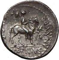 Roman Republic AEMILIUS LEPIDUS Triumvir Ancient Silver Coin 