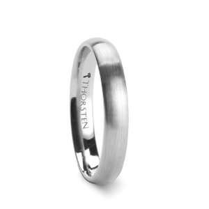 PETRA Domed Brushed Finish Tungsten Wedding Bands for Women   FREE 