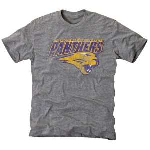  Northern Iowa Panthers Distressed Secondary Tri Blend T 