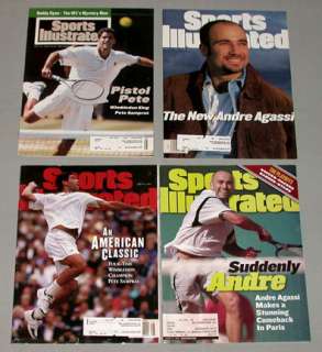 Sampras & Agassi Sports Illustrated Tennis Magazines  