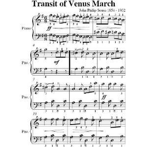   of Venus March Sousa Easy Piano Sheet Music John Philip Sousa Books