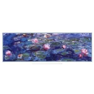 Water Lilies by Claude Monet 28x10 