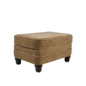  Savannah Caramel Chenille Ottoman