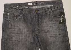 PEPE JEANS AIDEN GREY DRAX SLIM STRAIGHT JEANS 42 X 34  