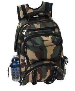   Waterproof Camo Lightweight Back Pack School Hiking Camping Backpacks