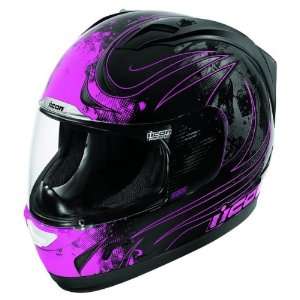  Icon Black/Pink Alliance Threshold Helmet Medium 