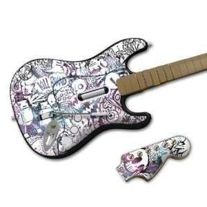   Rock Band Wireless Guitar  Kill Brand  Doodles Skin Electronics
