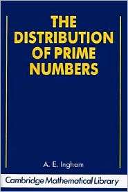   Prime Numbers, (0521397898), A. E. Ingham, Textbooks   