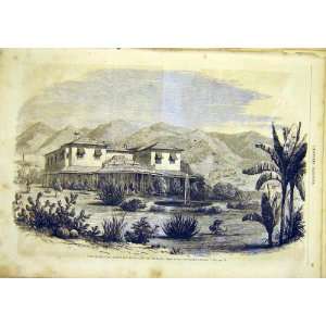    House Madiera Building Farm French Print 1866