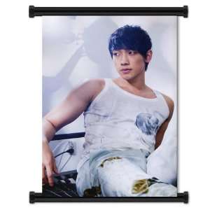  Rain (Jung Ji Hoon) Korean Actor Kpop Fabric Wall Scroll 